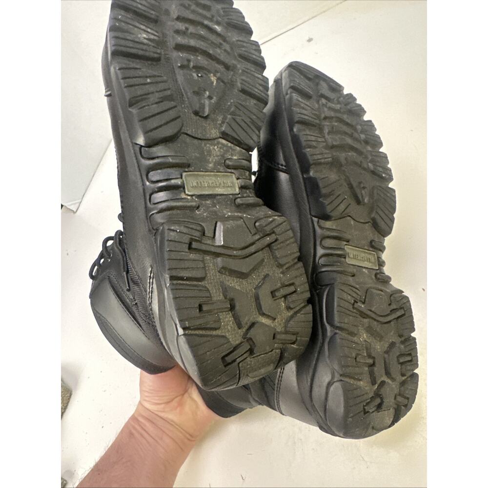 Men's Black Tactical Boots - Supportive Lace-Up Design Size 9 New In Box - Picture 7 of 8
